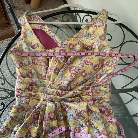 Floral Metallic Zac Posen for Target Sleeveless mini-dress - Picture 8 of 8